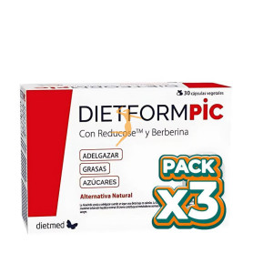 Pack 3x DIETFORMPIC 30 CÁPSULAS DIETMED