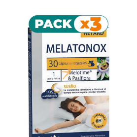 Pack 3x MELATONOX RETARD 30 CÁPSULAS VEGETALES DIETMED