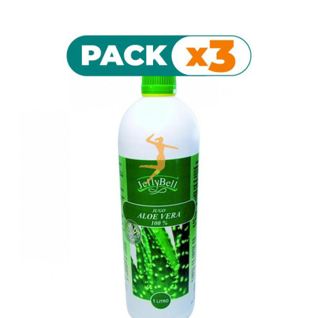 Pack 3x ALOE VERA 100% JELLYBELL