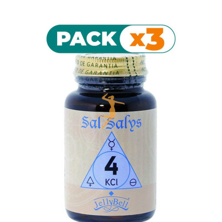 Pack 3x SAL SALYS 4 KCL 90 COMPRIMIDOS JELLYBELL
