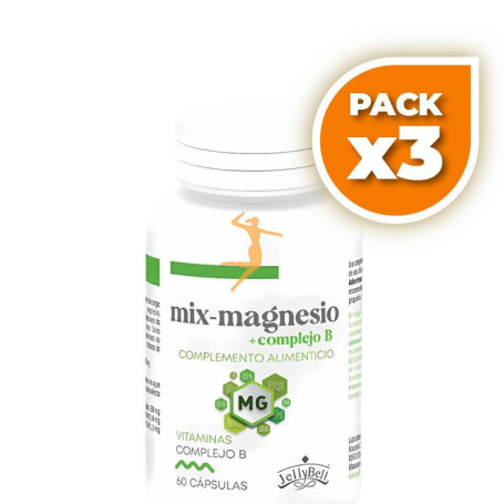 Pack 3x MIX-MAGNESIO 60 CÁPSULAS JELLYBELL