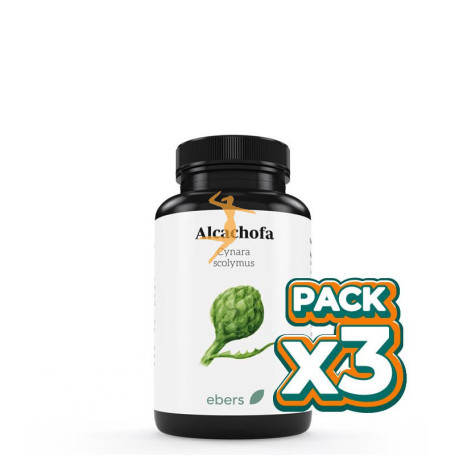 Pack 3x ALCACHOFA 500 MG 60 COMP EBERS