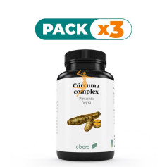 Pack 3x CÚRCUMA COMPLEX 60 CÁPS EBERS