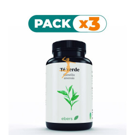 Pack 3x TE VERDE 400 MG 60 CÁPS EBERS