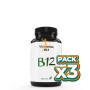 Pack 3x VITAMINA B12 60 COMP EBERS