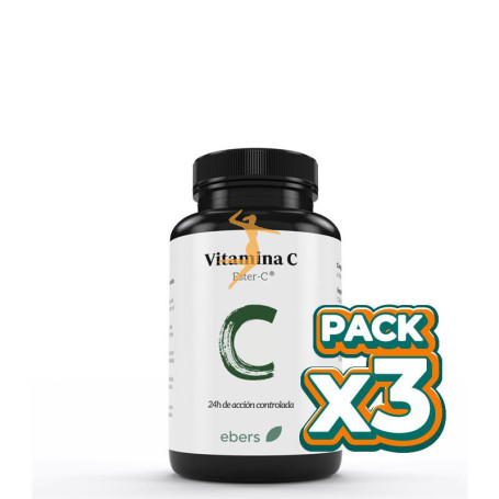 Pack 3x VITAMINA C (ESTER C) 850 MG 60 COMP EBERS