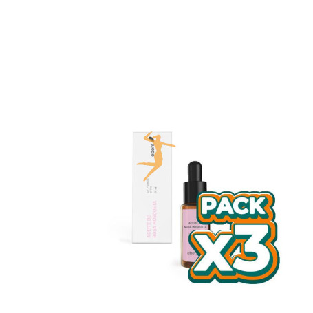 Pack 3x ACEITE DE ROSA MOSQUETA 20 ML (GOTERO) EBERS