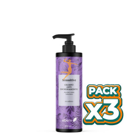 Pack 3x CHAMPÚ RECONSTITUYENTE ANTIENCRESPAMIENTO 250 ML EBERS