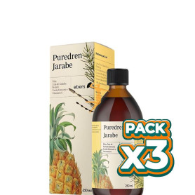 Pack 3x PUREDREN JARABE 250 ML EBERS