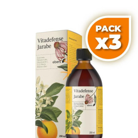 Pack 3x VITADEFENSE JARABE 250 ML EBERS