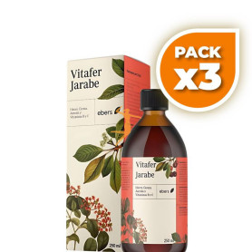Pack 3x VITAFER JARABE 250 ML EBERS