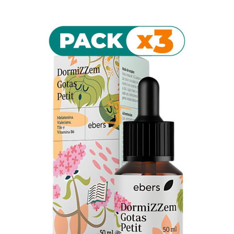 Pack 3x DORMIZZEN GOTAS PETIT 50 ML EBERS