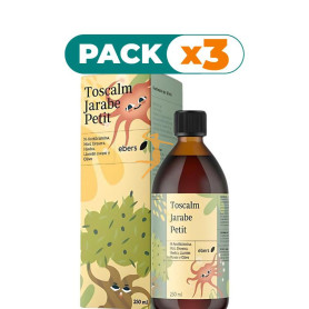 Pack 3x TOSCALM JARABE PETIT 250 ML EBERS
