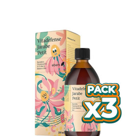 Pack 3x VITADEFENSE JARABE PETIT 250 ML EBERS