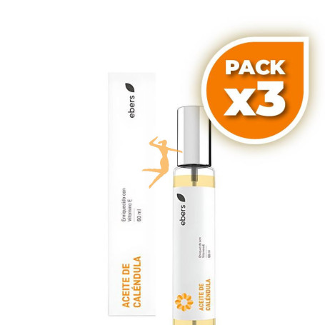 Pack 3x ACEITE DE CALÉNDULA 60ML SPRAY EBERS