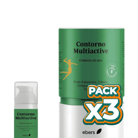 Pack 3x CONTORNO DE OJOS MULTIACTIVE 30ML EBERS