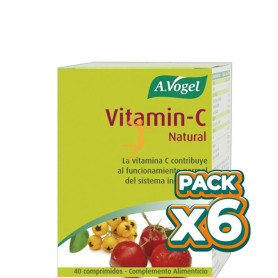 Pack 6x VITAMIN C 40 COMPRIMIDOS A. VOGEL (BIOFORCE)