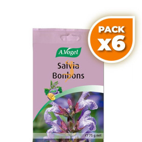 Pack 6x SALVIA BONBONS BOLSA 75Gr. A. VOGEL (BIOFORCE)