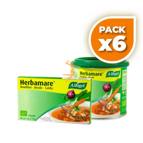 Pack 6x HERBAMARE CALDO VEGETAL 250Gr. A. VOGEL (BIOFORCE)