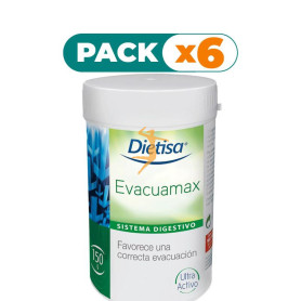 Pack 6x EVACUMAX 150Gr. DIETISA