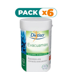 Pack 6x EVACUMAX 150Gr. DIETISA