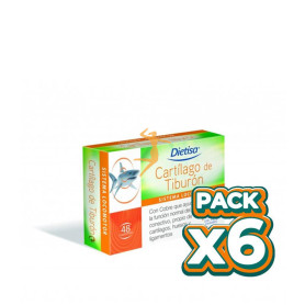 Pack 6x CARTÁLAGO DE TIBURÓN 48 COMPRIMIDOS DIETISA