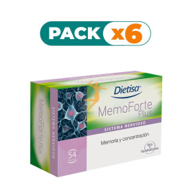 Pack 6x MEMOFORTE PLUS 60 CÁPSULAS DIETISA