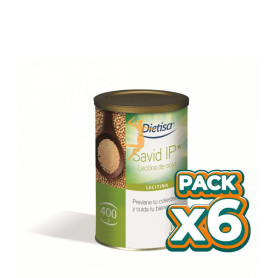 Pack 6x LECITINA DE SOJA IP 400Gr. DIETISA