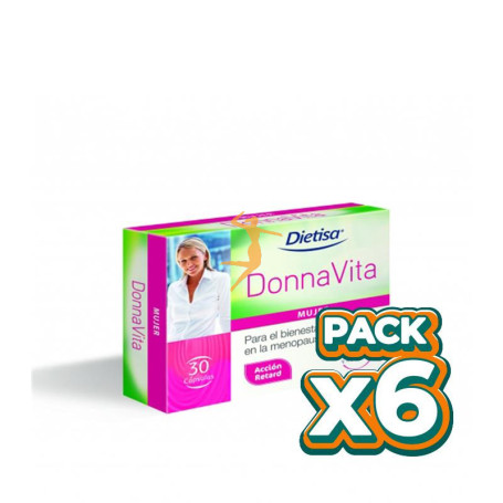 Pack 6x DONNAVITA 30 CÁPSULAS DIETISA