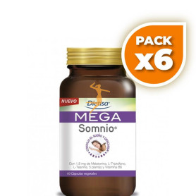 Pack 6x MEGA SOMNIO 60 COMPRIMIDOS DIETISA