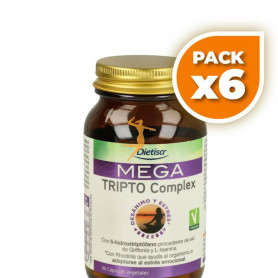 Pack 6x MEGA TRIPTO COMPLEX 60 CAPSULAS DIETISA