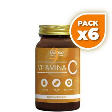 Pack 6x DIETISA VITAMINA C 60 COMPRIMIDOS DIETISA