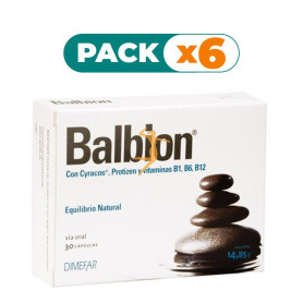 Pack 6x BALBION 30 CAPSULAS 495Mg. DIMEFAR