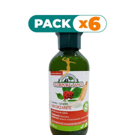 Pack 6x CHAMPÚ REFORZANTE 300Ml. CORPORE SANO