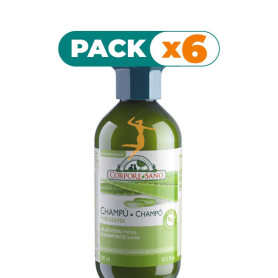 Pack 6x CHAMPÚ HIDRATANTE 300Ml. CORPORE SANO