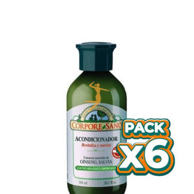 Pack 6x ACONDICIONADOR GINSENG 300Ml. CORPORE SANO