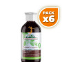 Pack 6x CHAMPÚ HENNA CABELLO CASTAÑO 300Ml. CORPORE SANO