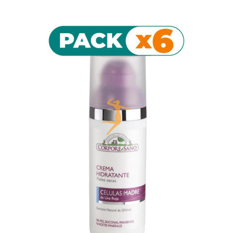 Pack 6x CREMA HIDRATANTE PIELES SECAS CMV 50Ml. CORPORE SANO