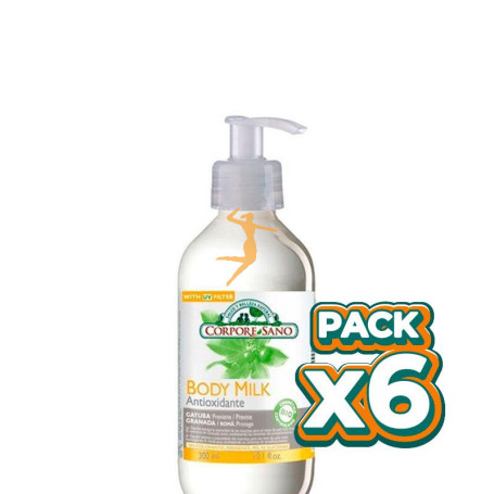 Pack 6x BODY MILK ANTIOXIDANTE 300Ml. CORPORE SANO
