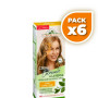 Pack 6x CREMA COLOR CABELLO RUBIO 80Ml. CORPORE SANO