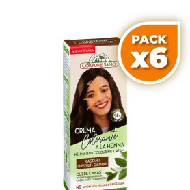 Pack 6x CUBRE CANAS HENNA CASTAÑO 80ML CORPORE SANO