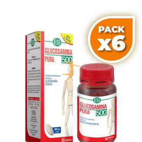 Pack 6x GLUCOSAMINA PURA 500 90 TABLETAS TREPAT DIET - ESI