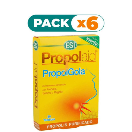 Pack 6x PROPOLAID PROPOLGOLA MENTA 30 TABLETAS TREPAT DIET - ESI