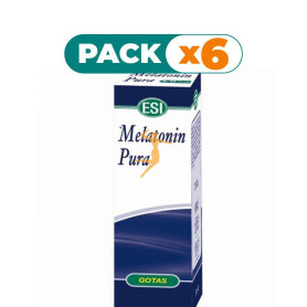 Pack 6x MELATONINA PURA GOTAS 1Mg. 50Ml. TREPAT DIET - ESI