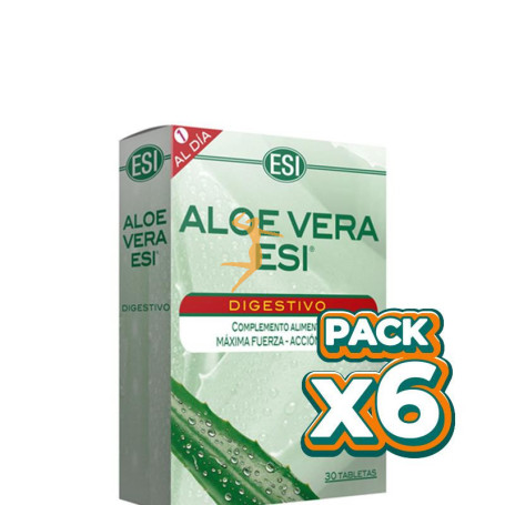Pack 6x ALOE VERA ESI DIGESTIVO 30 TABLETAS TREPAT DIET - ESI