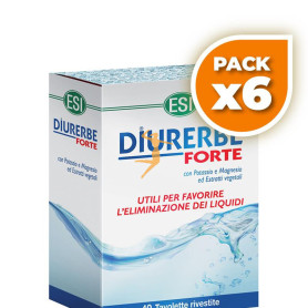 Pack 6x DIURERBE FORTE 40 TABLETAS TREPAT DIET - ESI