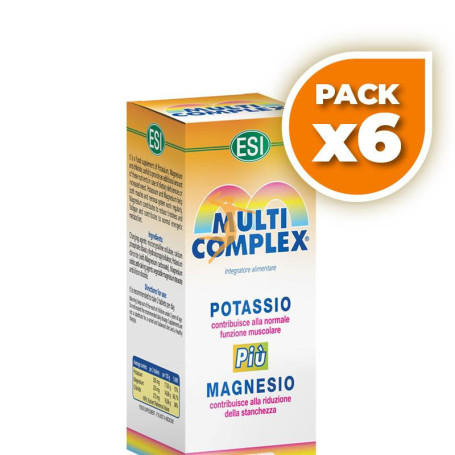 Pack 6x MULTICOMPLEX POTASIO + MAGNESIO 90 TABLETAS TREPAT DIET - ESI