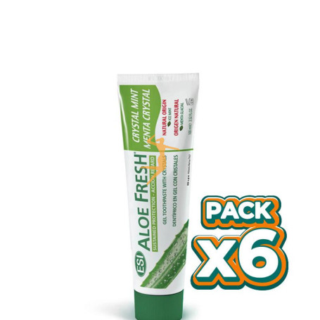 Pack 6x ALOE FRESH GEL MENTA CRISTAL RETARD 100Ml. TREPAT DIET - ESI