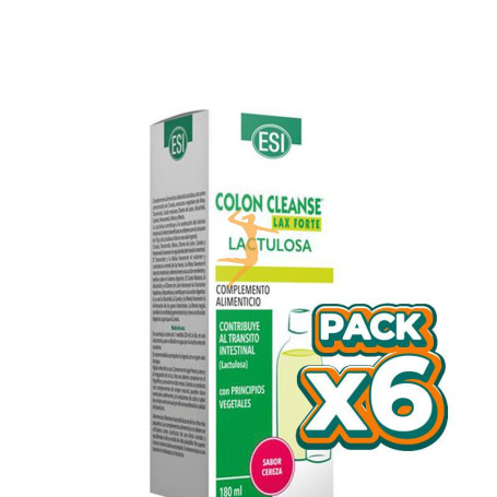 Pack 6x COLON CLEANSE LACTULOSA 180Ml. ESI