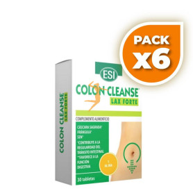 Pack 6x COLON CLEANSE LAX FORTE 30 TABLETAS ESI